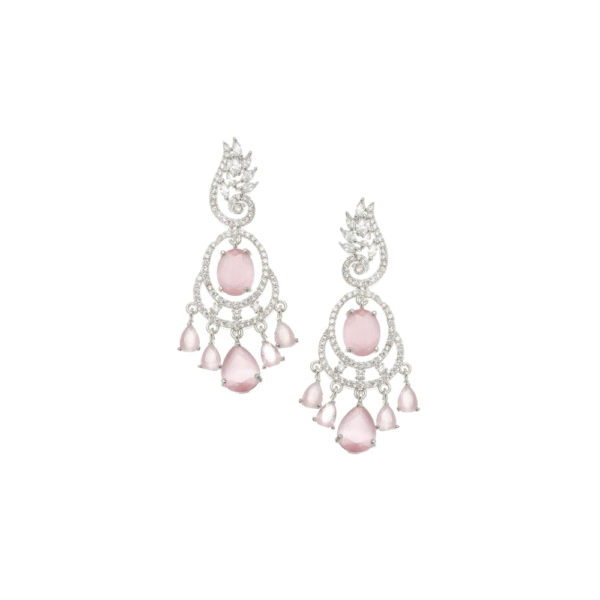 Silver Earrings Sparkle Set